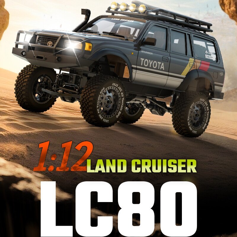 Rc Hobby Grade Car - Mobil Crawler Toyota Lc80 Rc Resmi