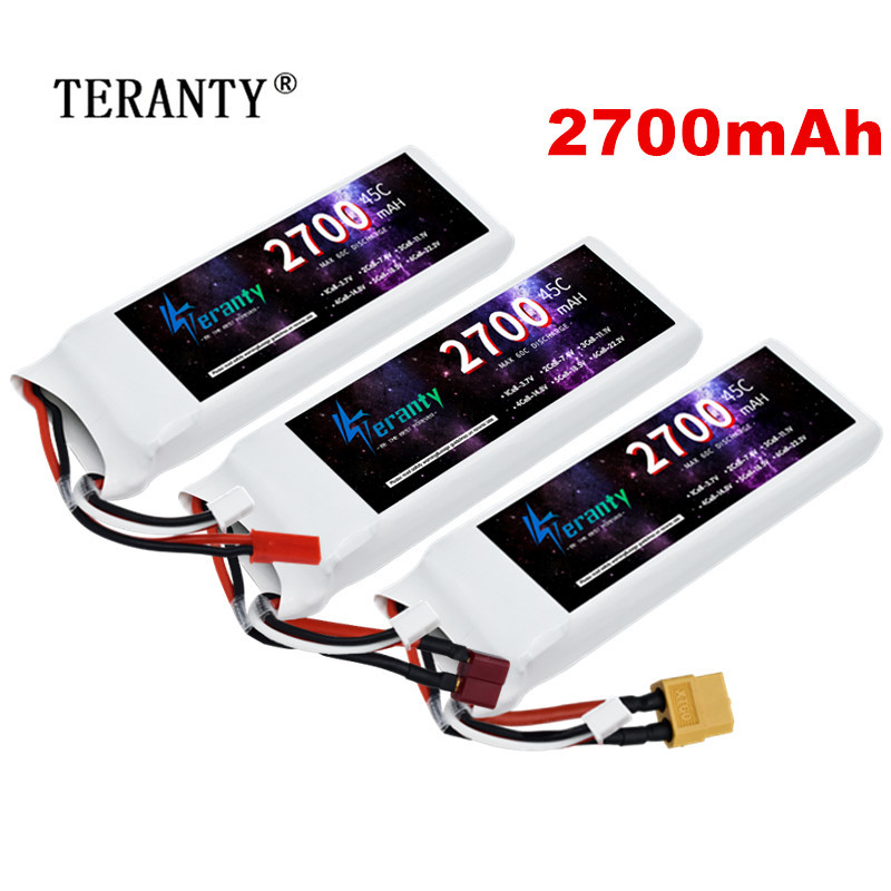Rc Hobby Grade Car - 1/3 buah 2S 7.4V baterai Lipo
