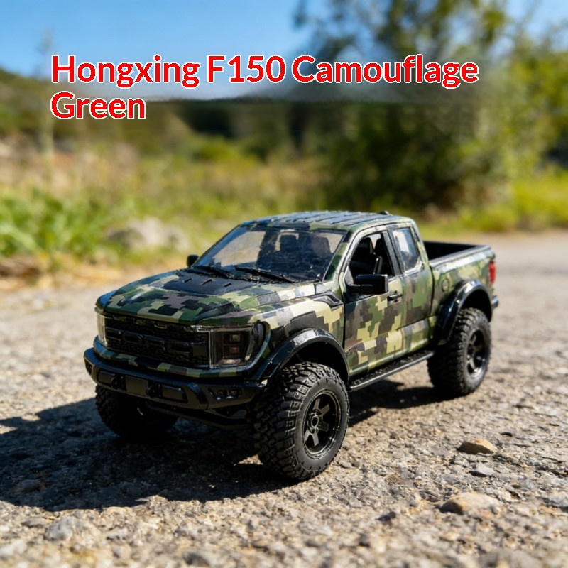 Rc Hobby Grade Car - Hongxing F150 Rc Crawler Cat Hijau