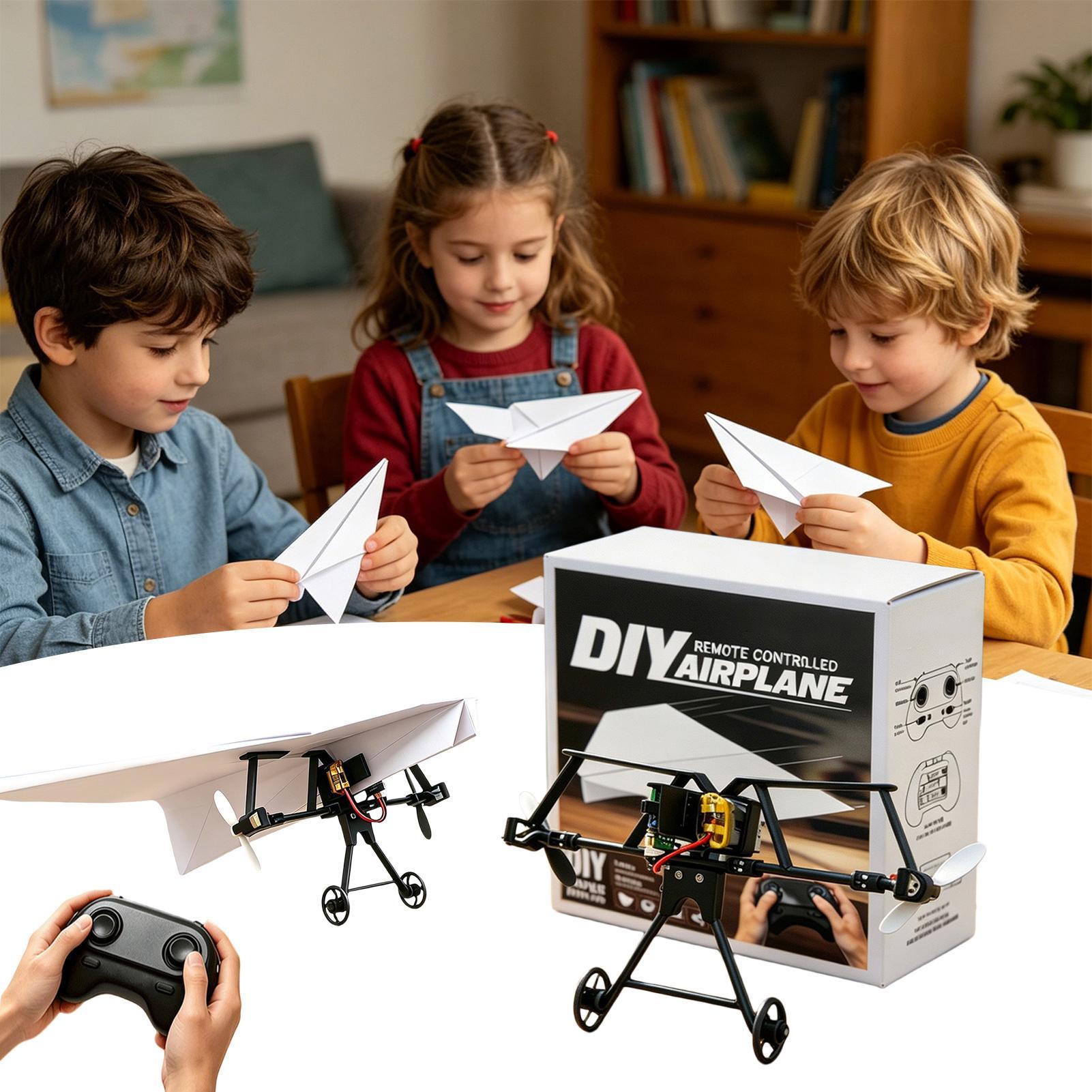 Rc Hobbies - Kit Pesawat Kertas RC DIY Mainan