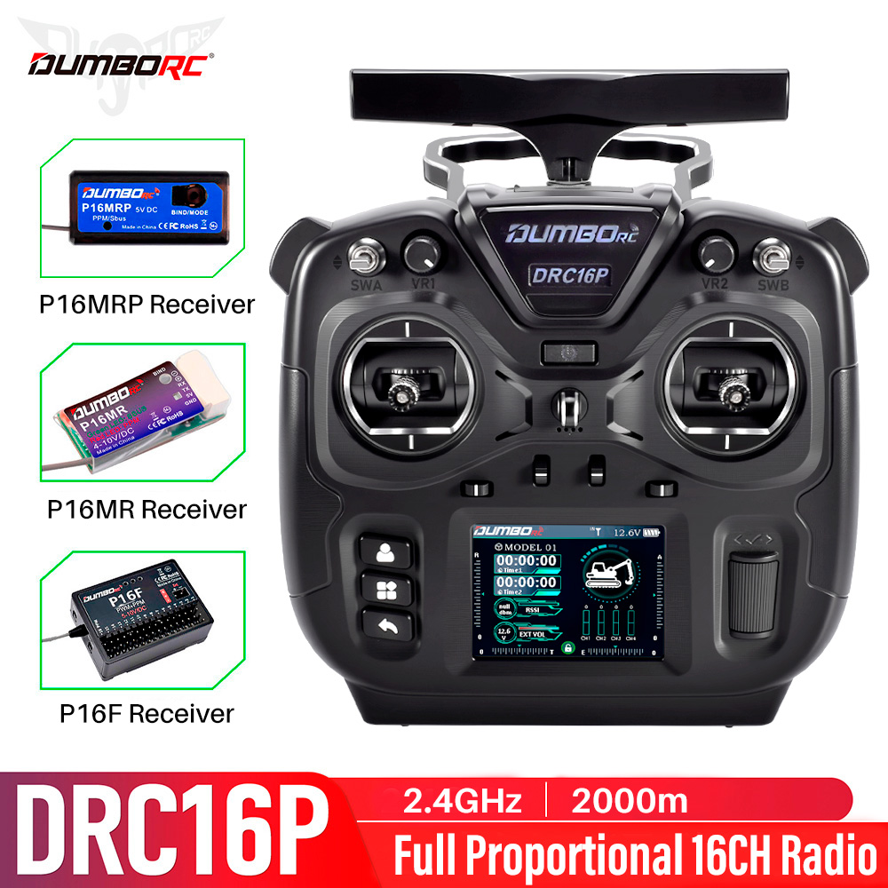 Rc Hobbies - Transmitter RC DUMBORC DRC16P 16CH Mode