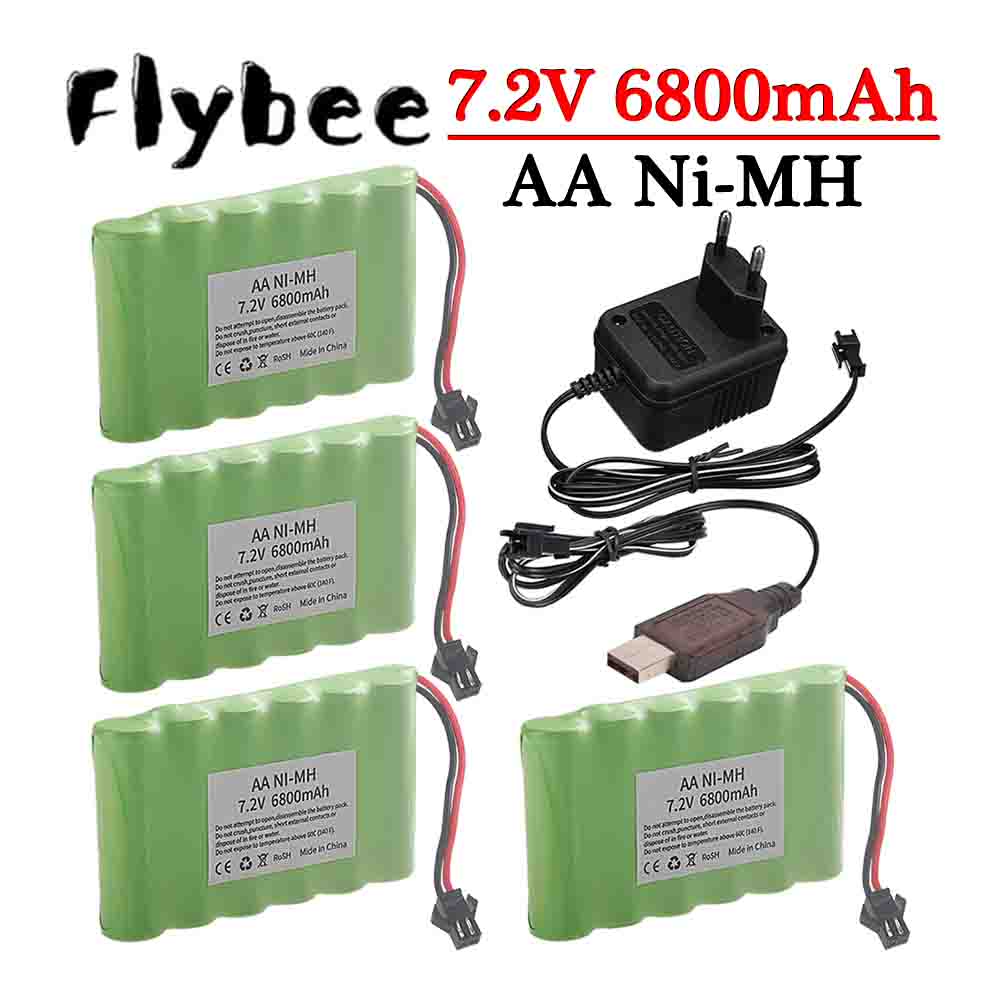 Rc Hobby Hub - Baterai Ni-MH 7.2V 6800MAh SM Plug