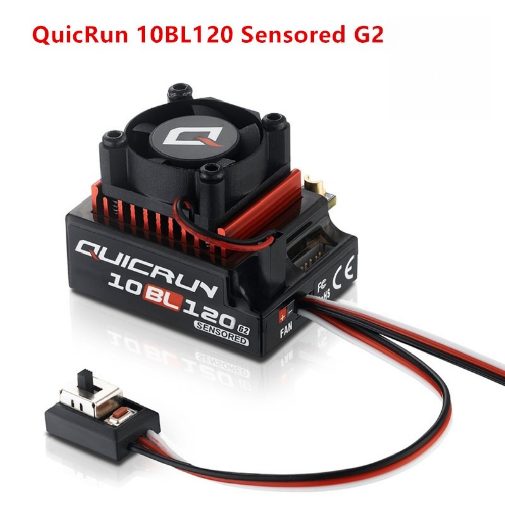 Rc Hobby Grade Car - FATJAY Hobbywing QUICRUN-10BL-120-G2 120A ESC Sensored
