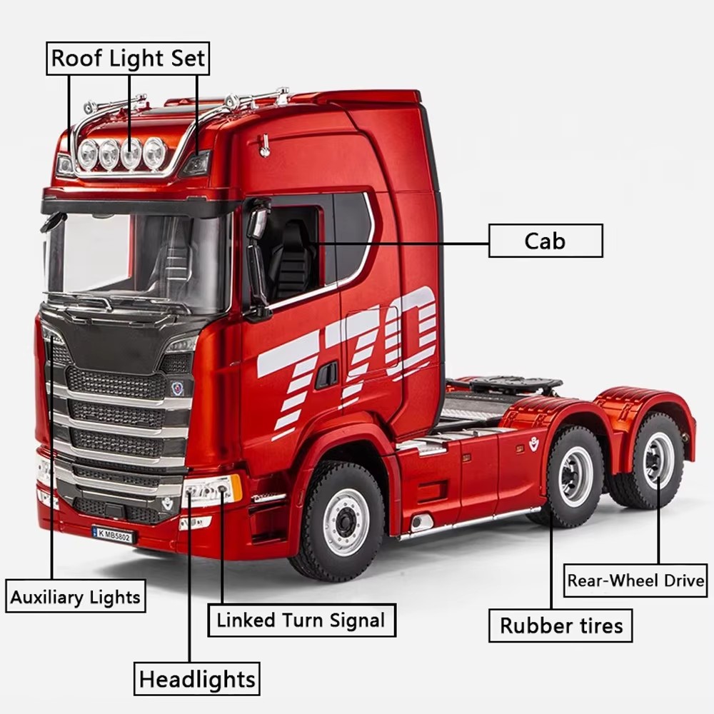 Truk Semi Trailer RC 1:18 deng - Hobby Rc Van ulasan dan harga