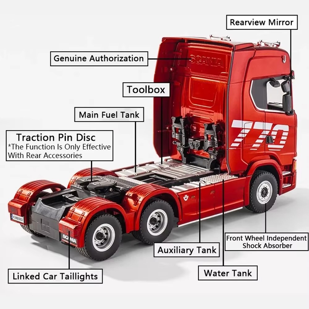 Truk Semi Trailer RC 1:18 deng - Hobby Rc Van ulasan dan harga