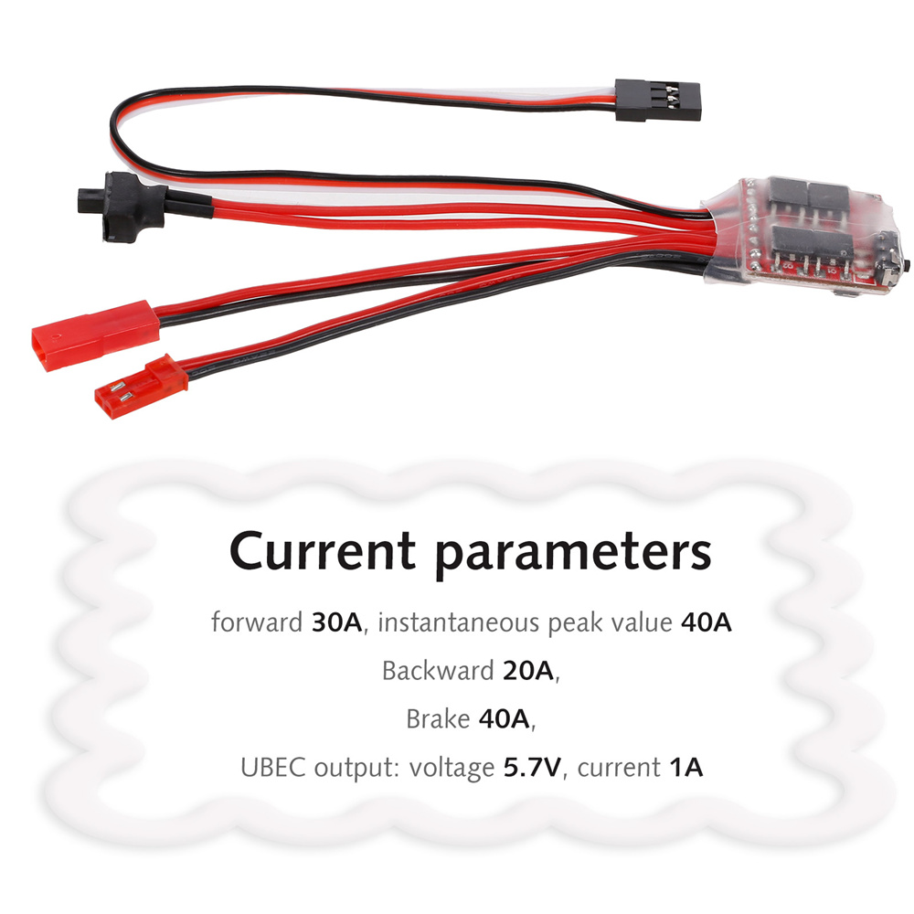 Mobil RC Mini 30A Brushed ESC  - Rc Hobbies ulasan dan harga