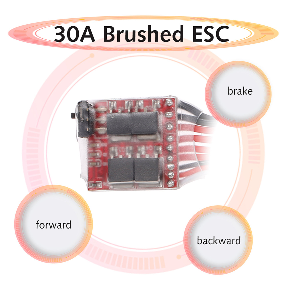 Mobil RC Mini 30A Brushed ESC  - Rc Hobbies ulasan dan harga
