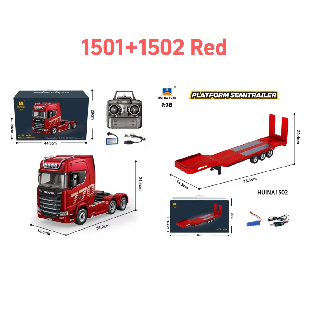 Truk RC HUINA 1/18 19CH 1501 7 - Hobby Rc Van ulasan dan harga