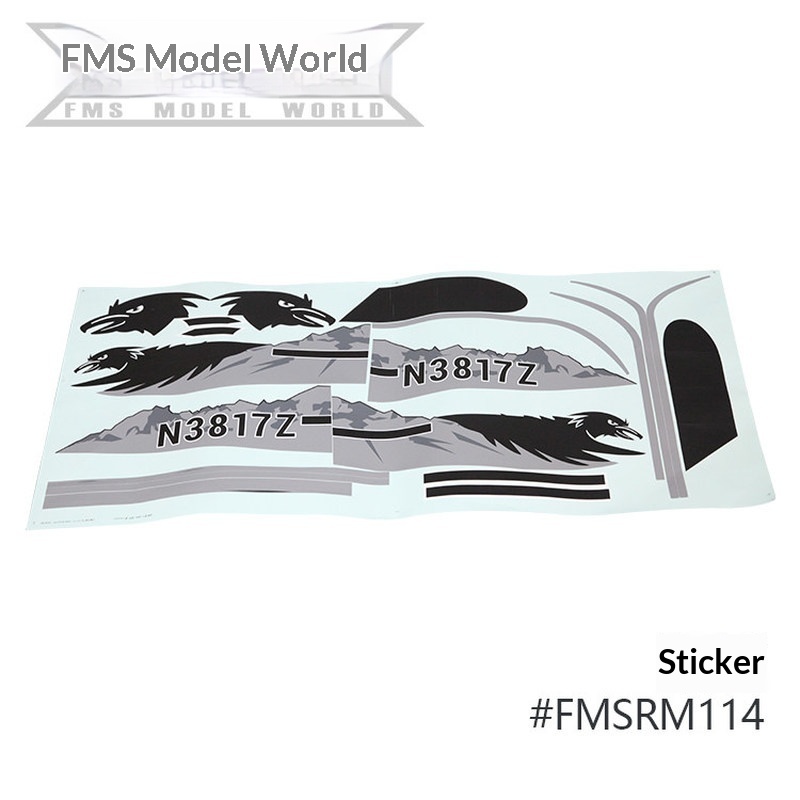 Stiker Pesawat RC FMS untuk Pe - Rc And Hobby ulasan dan harga
