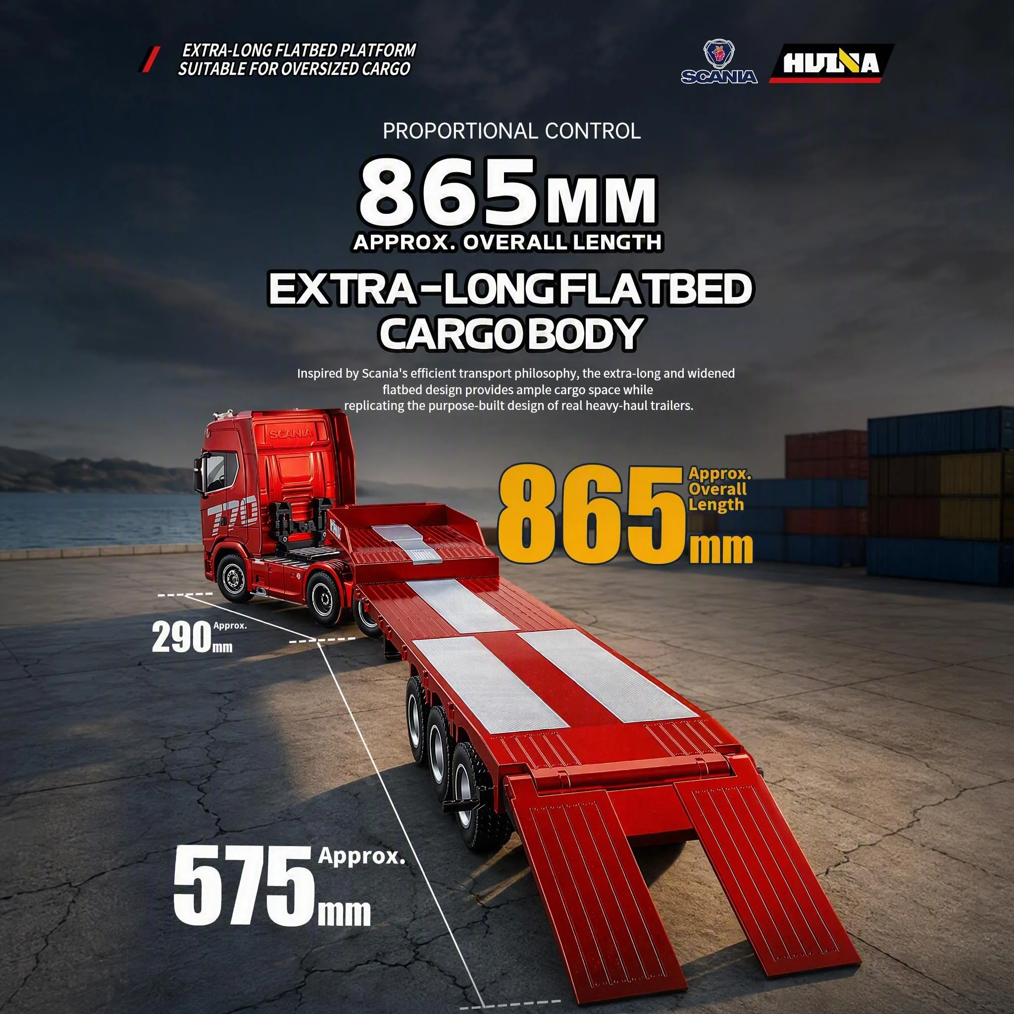 Truk Traktor RC HUINA 1302A 1: - Hobby Rc Van ulasan dan harga