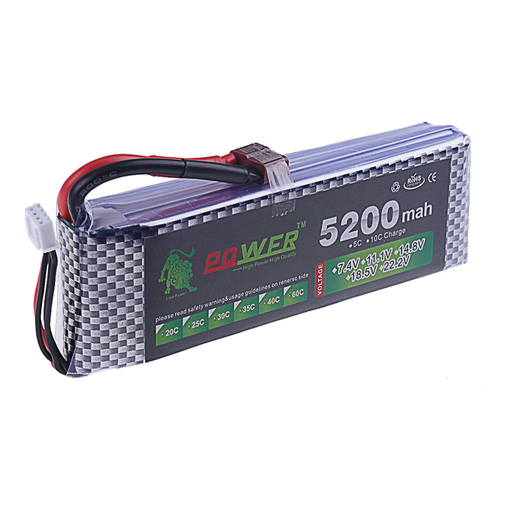 3S Lipo baterai 11.1V 5200mah  - Rc Hobby Hub ulasan dan harga
