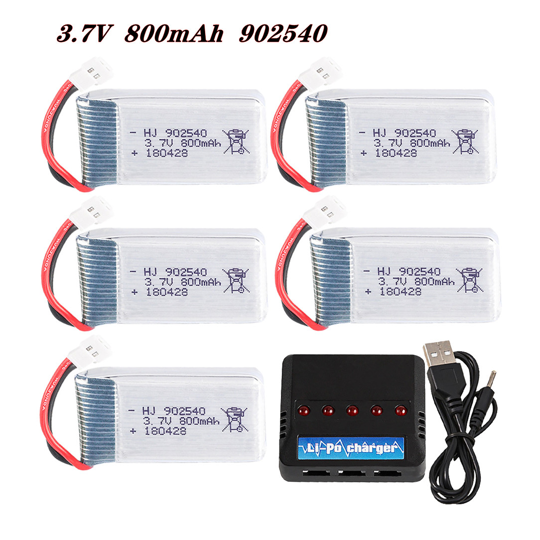 Baterai Lipo 3.7V 800MAh 90254 - Rc Hobby Hub ulasan dan harga